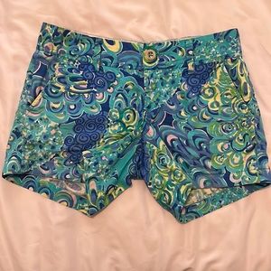 BARELY WORN CALLAHAN SHORTS.